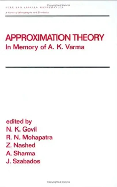 Approximation Theory (English, Narenda Govil | Ram N. Mohapatra | Zuhair Nashed)