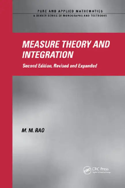 Measure Theory and Integration (English, M. M. Rao)
