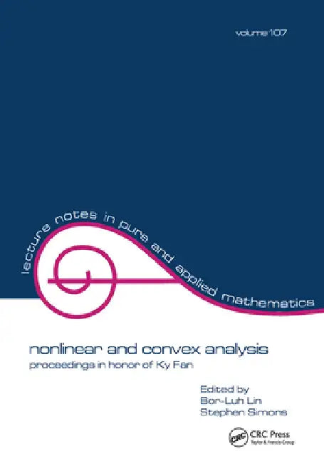 Nonlinear and Convex Analysis (English, Bor-Luh Lin | Stephen Simone)