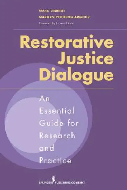 Restorative Justice Dialogue (English, Mark Umbreit | Marilyn Peterson Armour)