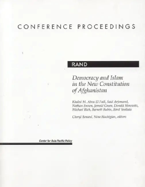 Buy Democracy and Islam in the New Constitution of Afghanistan (English, Khaled Abou El Fadl) — BookShops.in