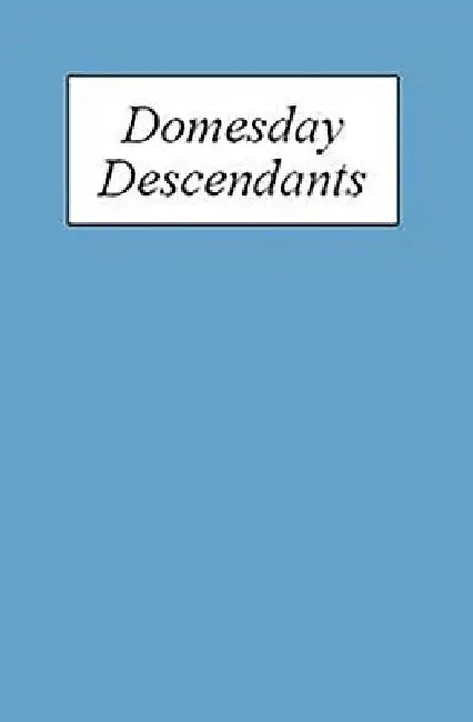 Buy Domesday Descendants (English, K. S. B. Keats-Rohan) — BookShops.in