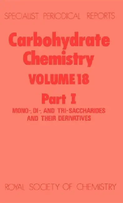 Buy Carbohydrate Chemistry (English, N. R. Williams) — BookShops.in