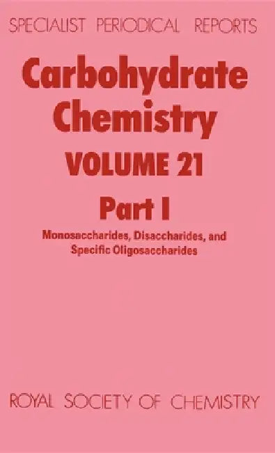 Buy Carbohydrate Chemistry (English, N. R. Williams) — BookShops.in