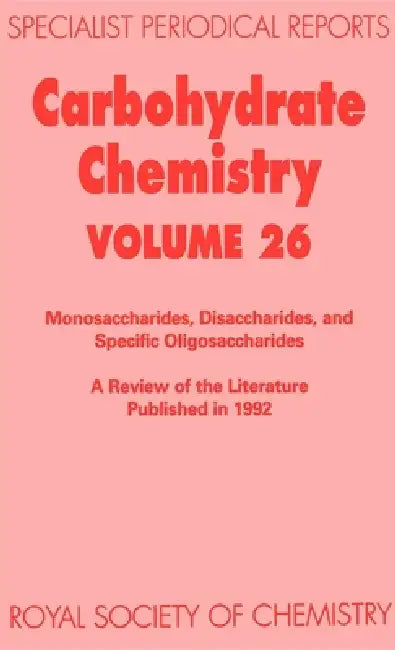 Buy Carbohydrate Chemistry (English, R. H. Furneaux | R. J. Ferrier | T. Gallagher) — BookShops.in
