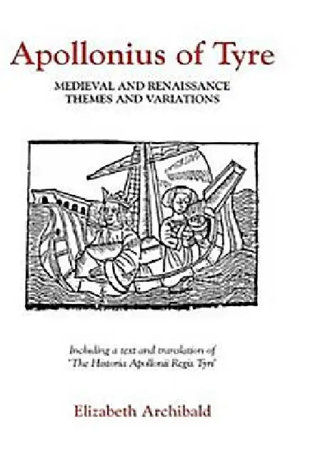 Buy Apollonius of Tyre (English, Elizabeth Archibald) — BookShops.in