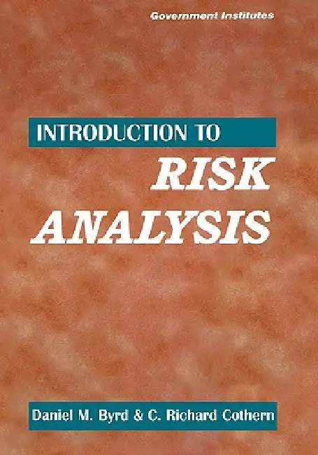 Buy Introduction to Risk Analysis (English, Daniel M. Byrd III | Richard C. Cothern) — BookShops.in