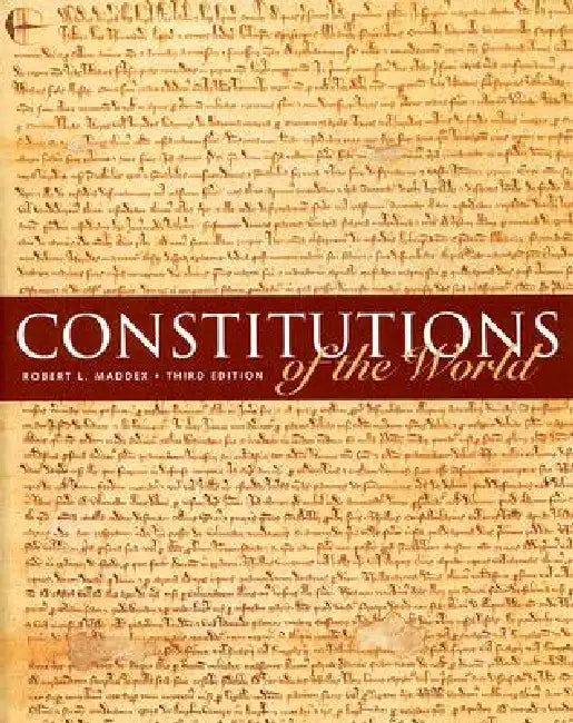 Buy Constitutions of the World (English, Robert L. Maddex) — BookShops.in
