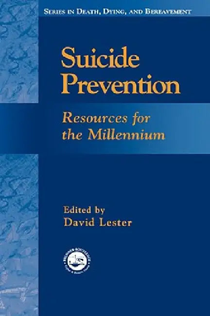 Suicide Prevention (English, David Lester)