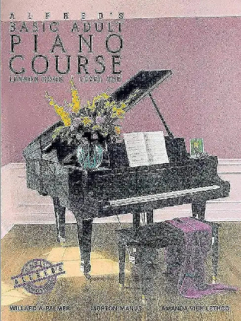 Alfred's Basic Adult Piano Course Lesson Book, Bk 1 (English, Willard A. Palmer)