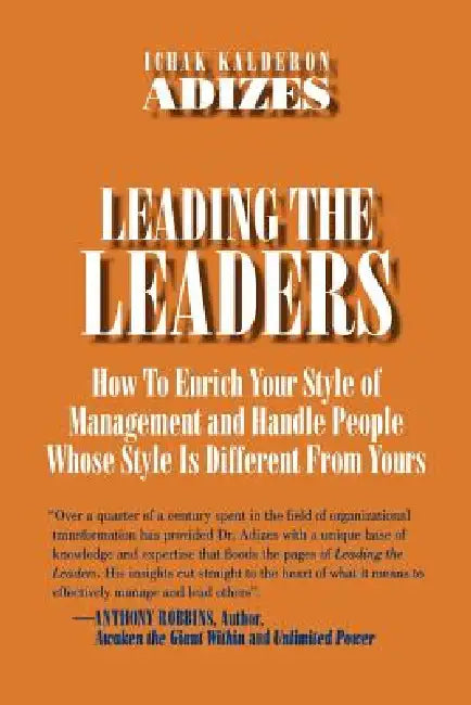 Buy Leading The Leaders (English, Ichak Kalderon Adizes) — BookShops.in