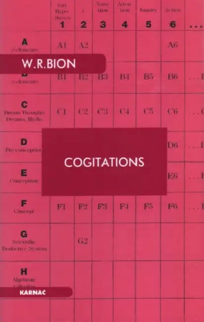 Cogitations (English, Wilfred R. Bion)