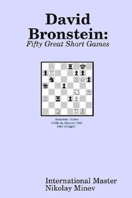 Buy David Bronstein (English, Nikolay Minev) — BookShops.in