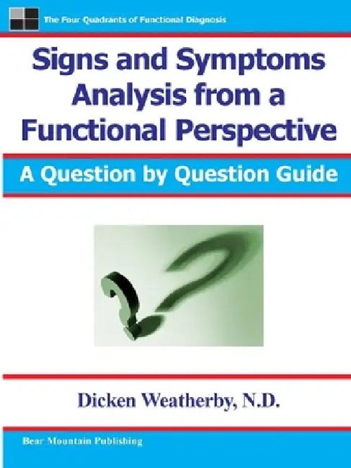 Signs And Symptoms Analysis from a Functional Perspective – Functional Medicine Clinical Guide view 2