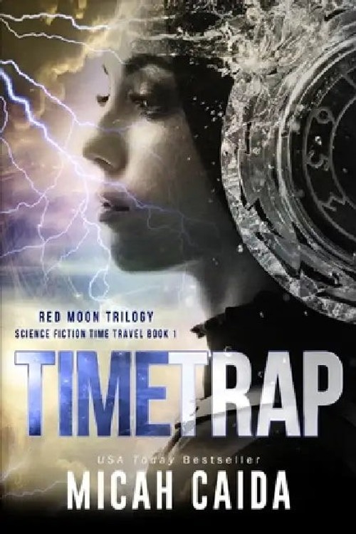 Time Trap: Red Moon – Micah Caida Hardcover Science Fiction Novel view 4