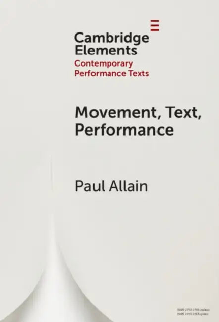 Buy Movement, Text, Performance (English, Paul Allain) — BookShops.in