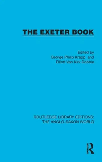 Buy The Exeter Book (English, George Philip Krapp) — BookShops.in