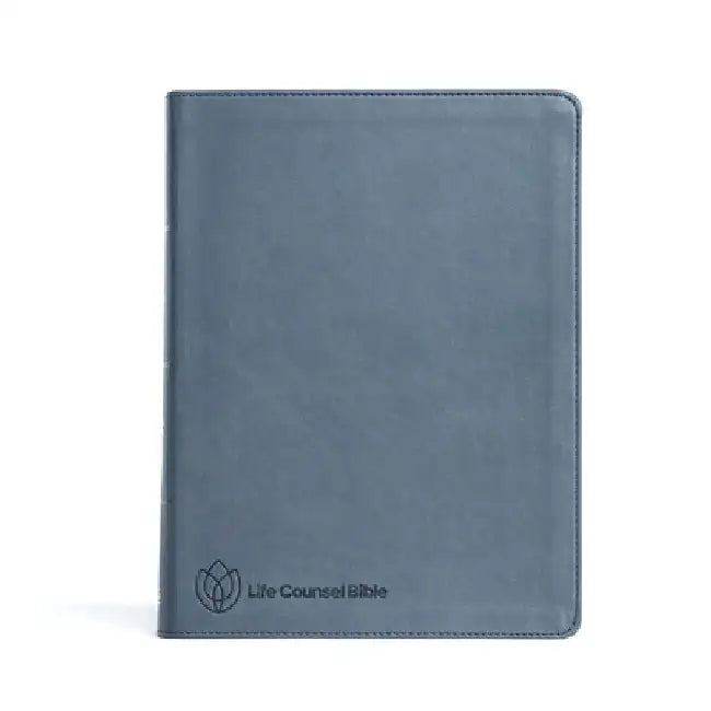 Buy CSB Life Counsel Bible, Slate Blue Leathertouch (English, New Growth Press | Csb Bibles by Holman) — BookShops.in