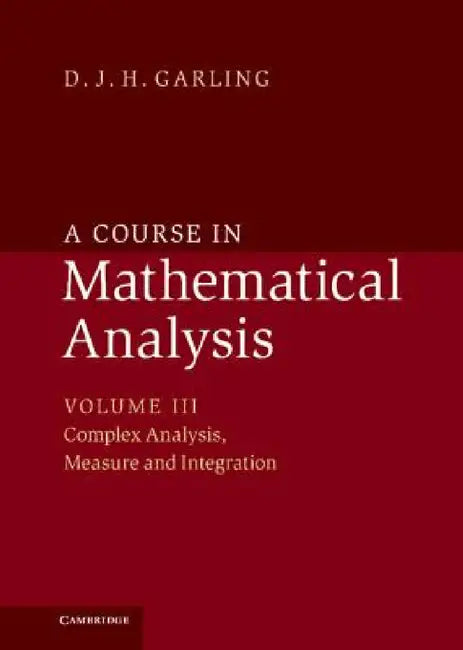 Buy A Course in Mathematical Analysis (English, D. J. H. Garling) — BookShops.in