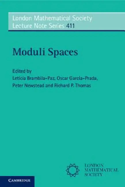 Buy Moduli Spaces (English, Leticia Brambila-Paz | Peter Newstead | Richard P. Thomas) — BookShops.in