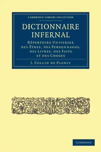 Buy Dictionnaire Infernal (English, Jacques-Albin-Simon Collin de Plancy) — BookShops.in