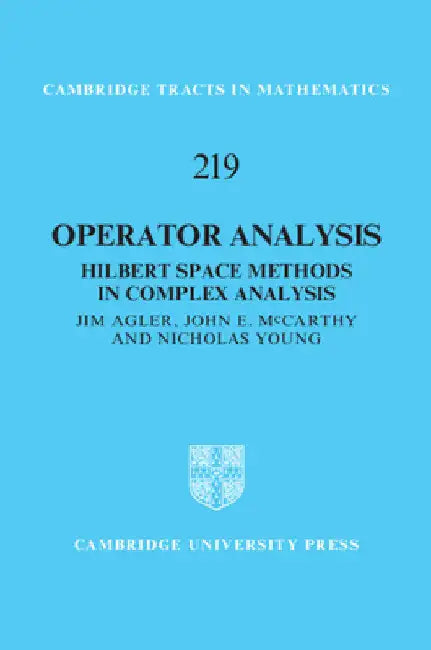 Buy Operator Analysis (English, Jim Agler | John Edward McCarthy | Nicholas John Young) — BookShops.in