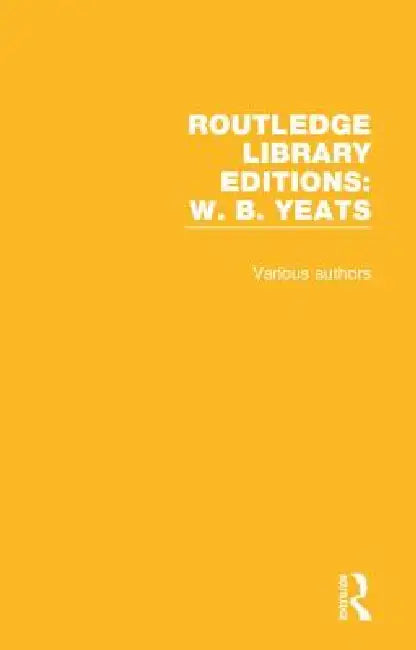 Buy W. B. Yeats (English) — BookShops.in