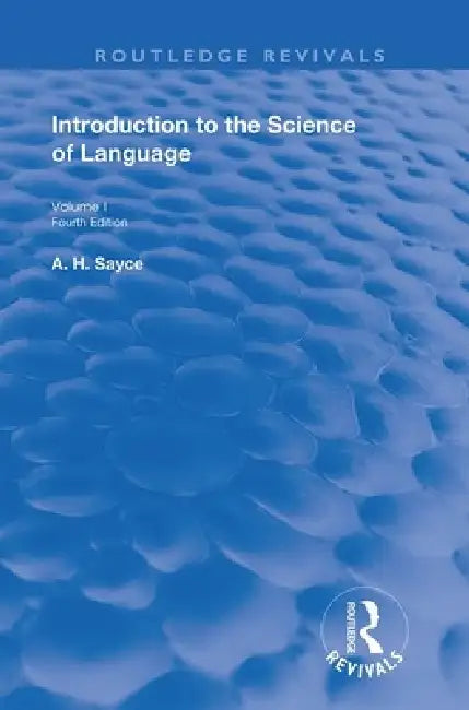 Buy Introduction to the Science of Language (English, A. H. Sayce) — BookShops.in