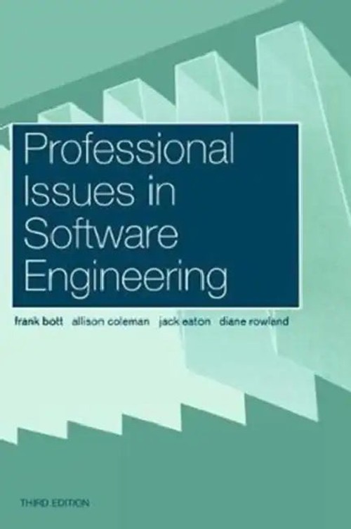 Professional Issues in Software Engineering by Frank Bott – CRC Press view 2