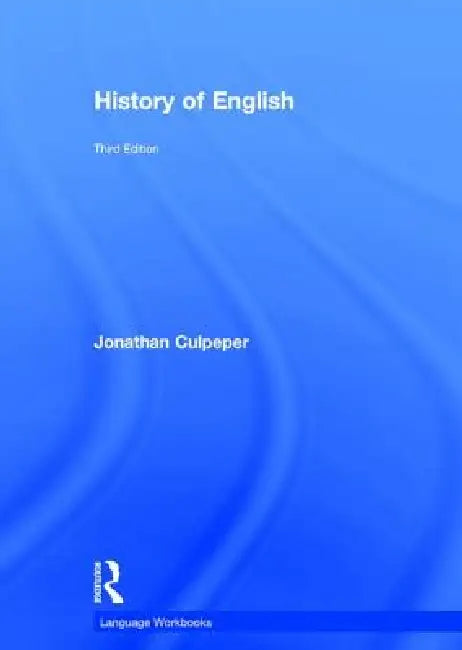 Buy History of English (English, Jonathan Culpeper) — BookShops.in