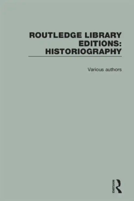 Buy Historiography (English) — BookShops.in