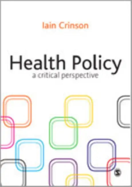 Health Policy (English, Iain Crinson)