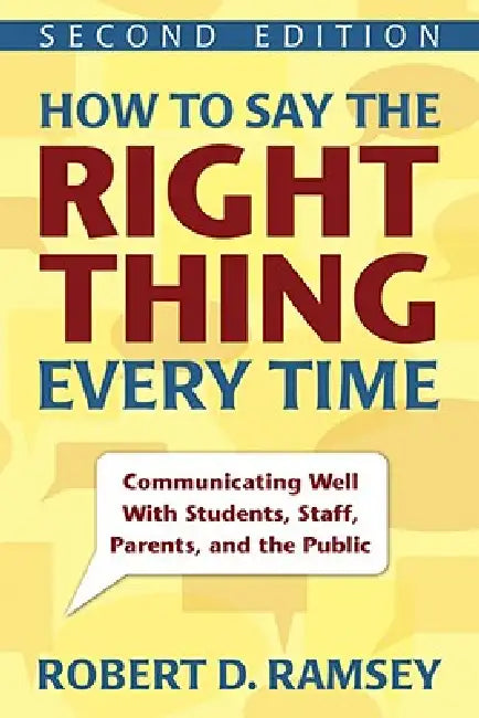 Buy How to Say the Right Thing Every Time (English, Robert D. Ramsey) — BookShops.in