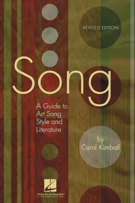 Buy Song: A Guide to Art Song Style and Literature (English, Carol Kimball) — BookShops.in