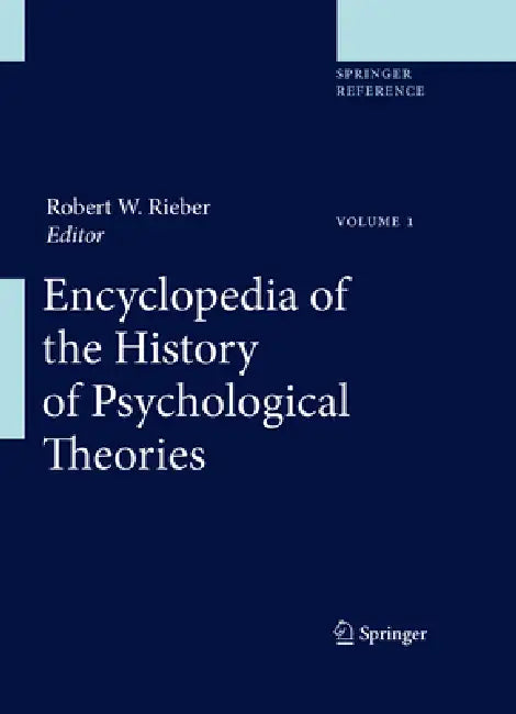 Buy Encyclopedia of the History of Psychological Theories (English, Robert W. Rieber) — BookShops.in
