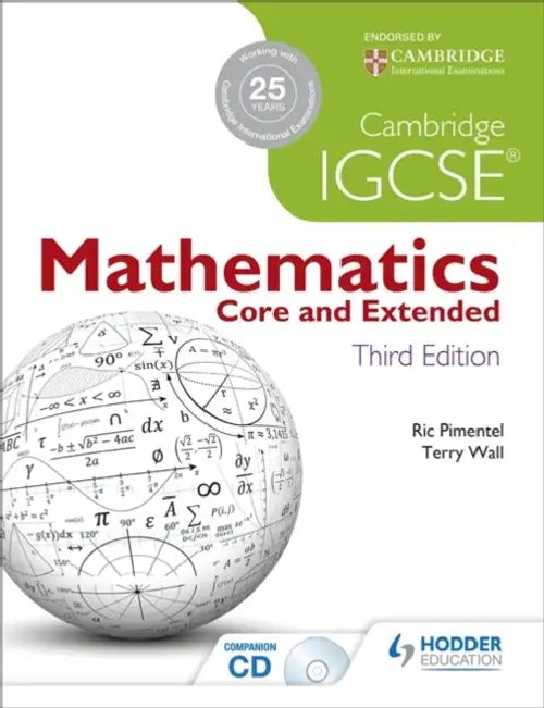 Cambridge IGCSE Mathematics Core and Extended – Terry Wall view 2