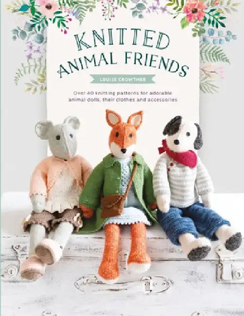 Knitted Animal Friends by Louise Crowther – Knitting Pattern Book view 2