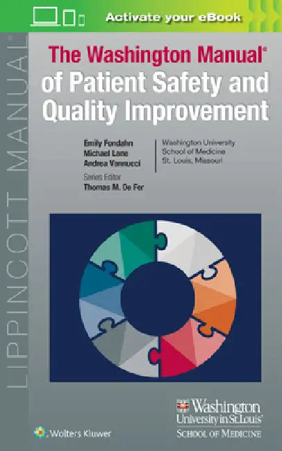Buy Washington Manual of Patient Safety and Quality Improvement (English, Emily Fondahn | Thomas M. de Fer | Michael Lane) — BookShops.in