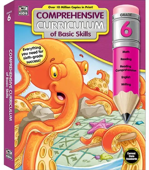 Comprehensive Curriculum of Basic Skills, Grade 6 – Thinking Kids Workbook view 7