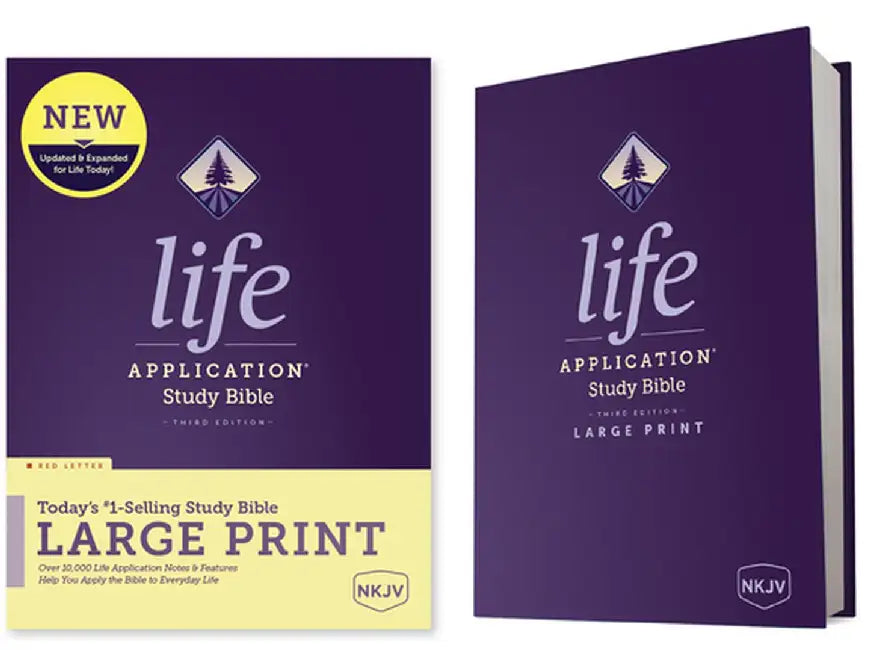 Buy NKJV Life Application Study Bible, Third Edition, Large Print (Red Letter, Hardcover) (English, Tyndale) — BookShops.in