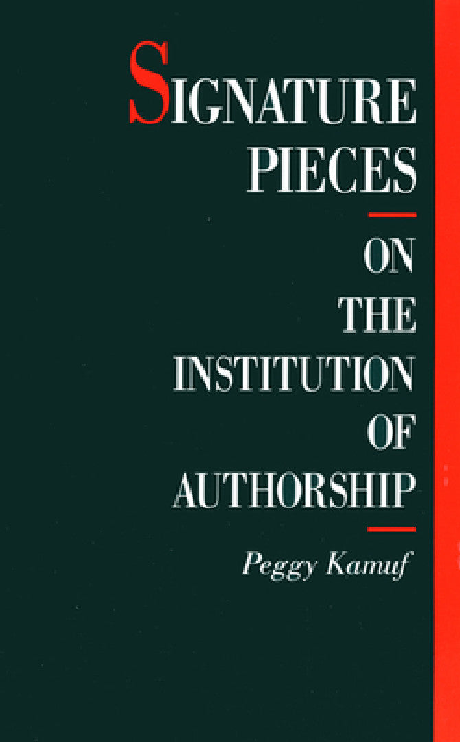 Buy Signature Pieces (English, Peggy Kamuf) — BookShops.in
