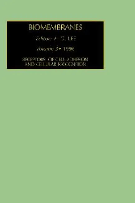 Receptors of Cell Adhesion and Cellular Recognition (English, A. G. Lee)