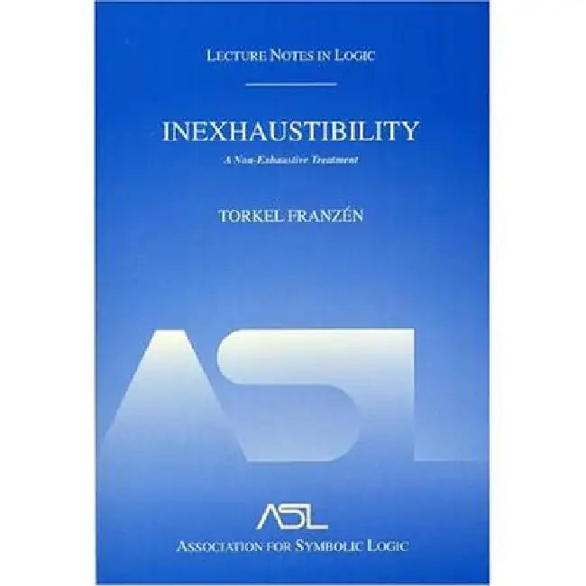 Buy Inexhaustibility (English, Torkel Franzén) — BookShops.in