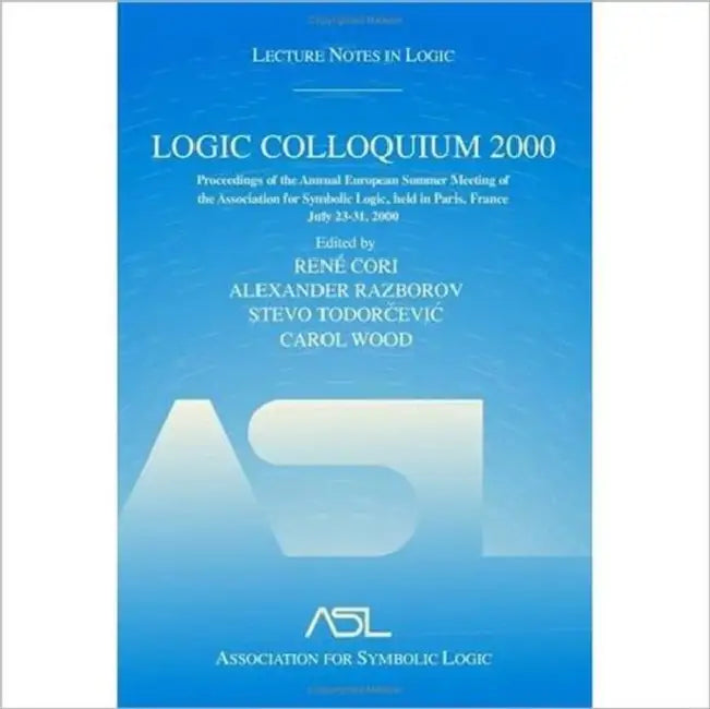 Buy Logic Colloquium 2000 (Hardcover) (English, Rene Cori | Alexander Razborov | Stevo Todorcevic) — BookShops.in