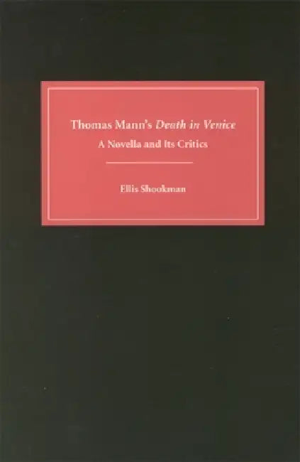 Buy Thomas Mann's Death in Venice (English, Ellis Shookman) — BookShops.in