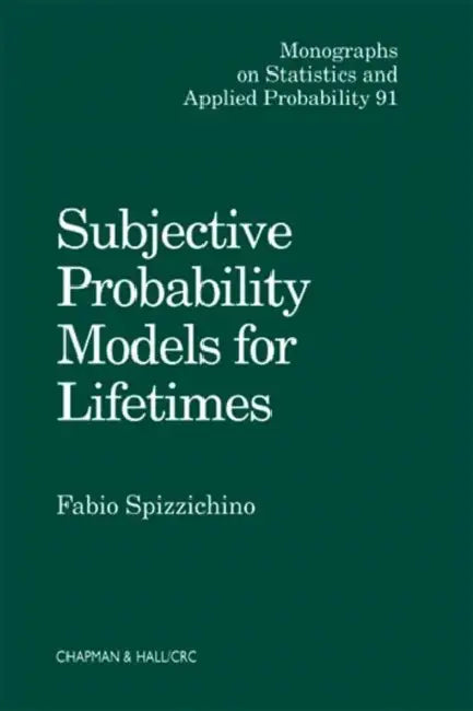 Subjective Probability Models for Lifetimes (English, Fabio Spizzichino)