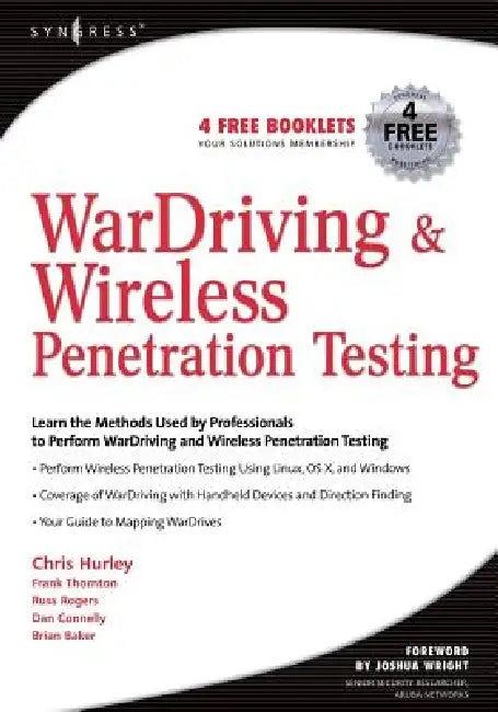 Buy Wardriving & Wireless Penetration Testing (English, Chris Hurley | Russ Rogers | Frank Thornton) — BookShops.in