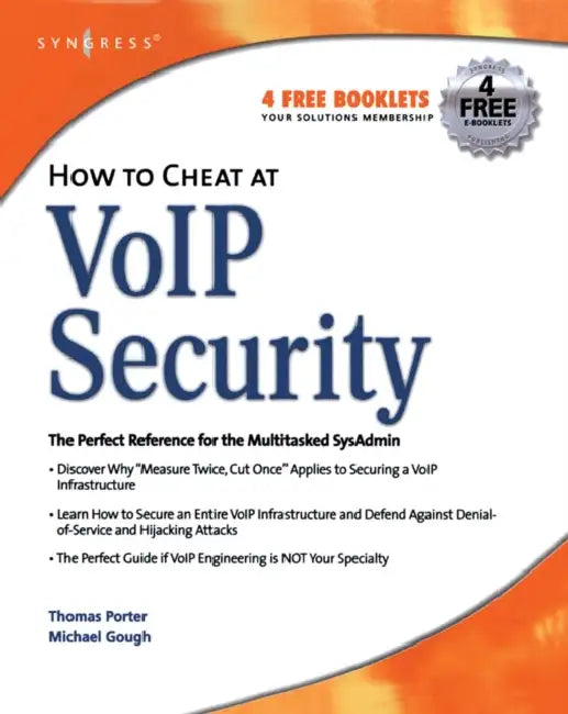 Buy How to Cheat at VoIP Security (English, Thomas Cissp Porter | Michael Gough) — BookShops.in