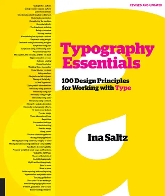 Typography Essentials Revised and Updated (English, Ina Saltz)