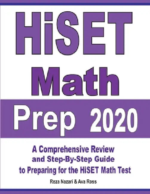 Buy HiSET Math Prep 2020 (English, Reza Nazari | Ava Ross) — BookShops.in